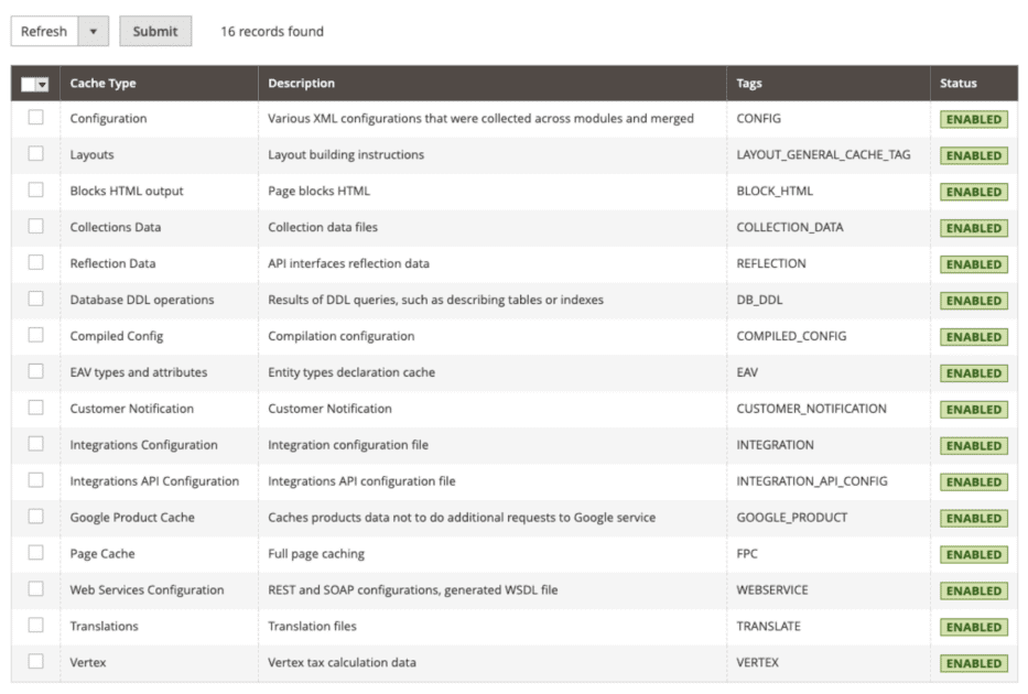  Enable General Store Caching